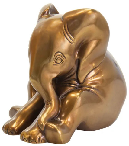 Jagna Weber: Little Elephant, Bronze #1