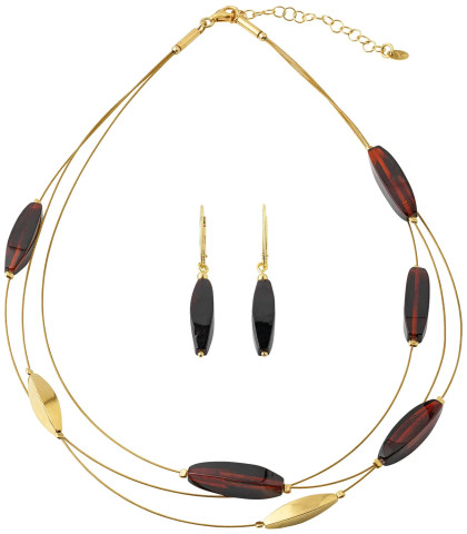 Bernstein-Schmuckset "Temba" #1