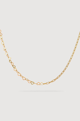 relatedbyobjects: just hearts necklace goldplattiert #1