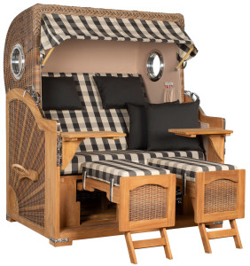 Strandkorb 2,5-Sitzer (verschiedene Farben)