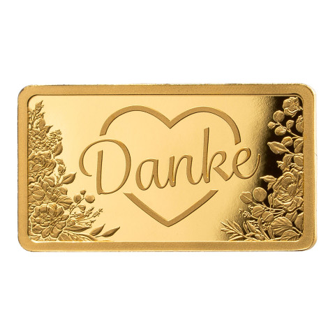  Goldbarren Danke #1