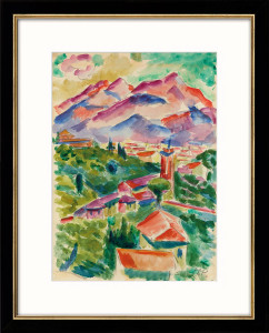 Max Pechstein: Bild "Italienische Landschaft - Toskana" (1913)
