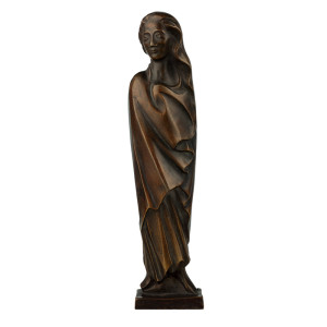 Ernst Barlach: Frau im Wind