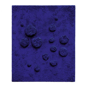 Yves Klein, Blaues Schwammrelief