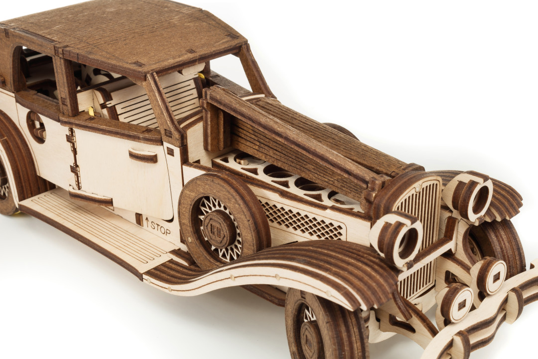  3D-Holzpuzzle, Wind Up Car Ferdinand 