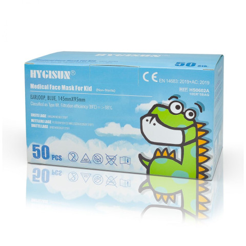 Kinder-Masken medizinische Qualität 50er Pack TüV geprüft #1