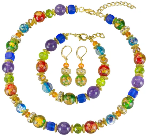 Petra Waszak: Schmuckset Rainbow #1