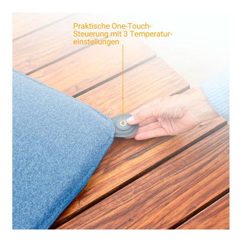 Outdoor Sitzheizkissen OL 650 blau, inkl. Powerbank #4