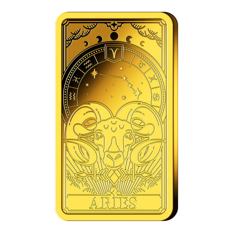 Goldbarren Sternzeichen mit Zertifikat #3