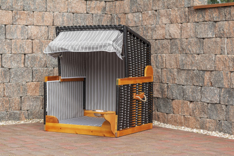 Strandkorb für Hunde, anthrazit #2