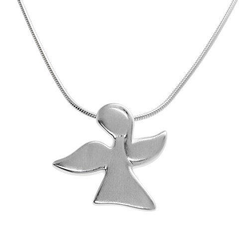  Kettenanhänger Schutzengel, mit Kette, 925er Silber   #1