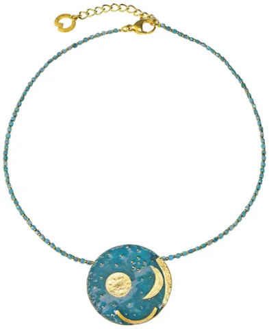 Petra Waszak: Collier "Himmelsscheibe von Nebra" #2