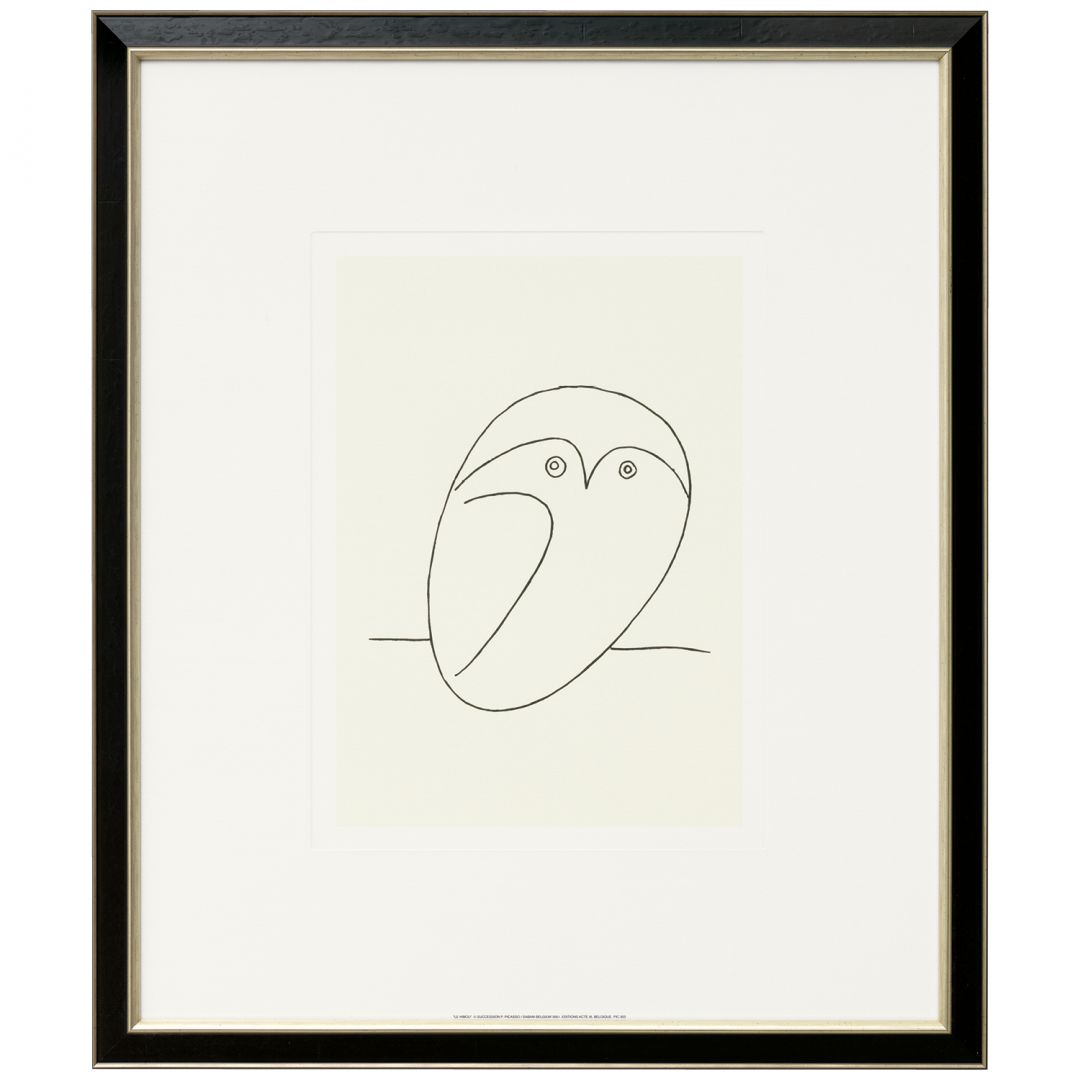Pablo Picasso: 4 Tierbilder, gerahmt  1
