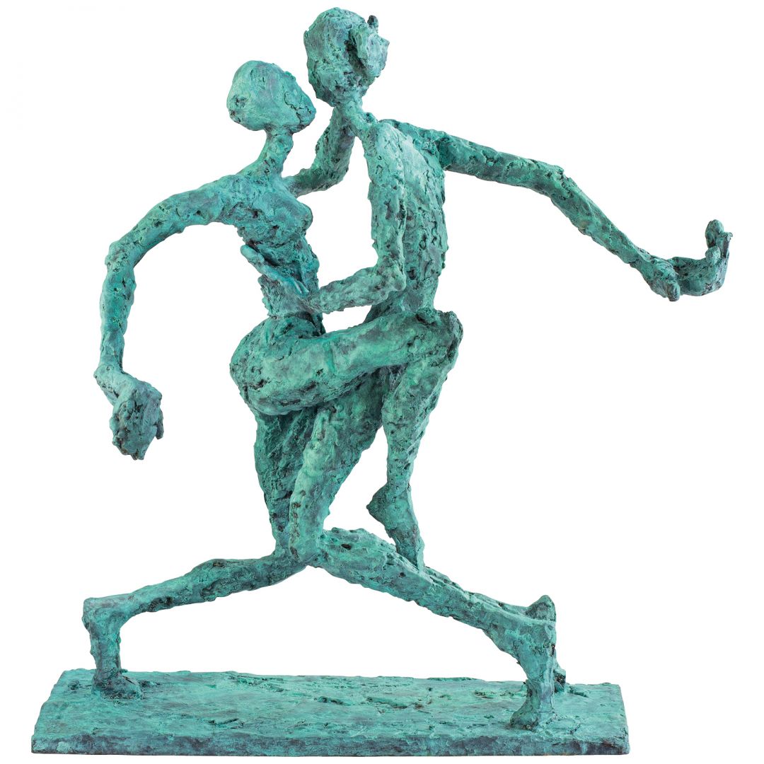 Helge Leiberg: Skulptur "Gleichklang" (2021), Bronze  1