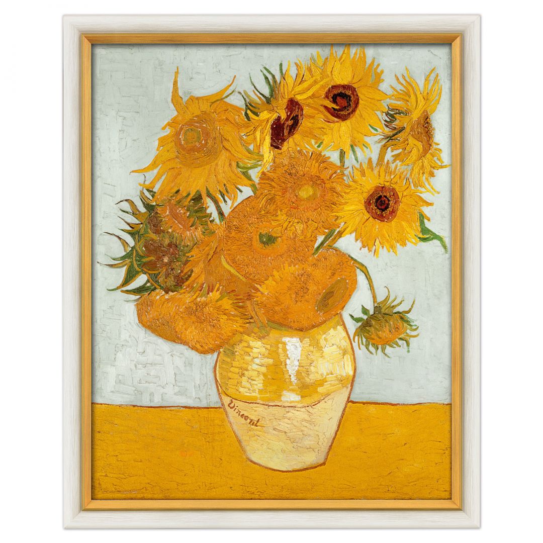 Vincent van Gogh: Zwölf Sonnenblumen in einer Vase 