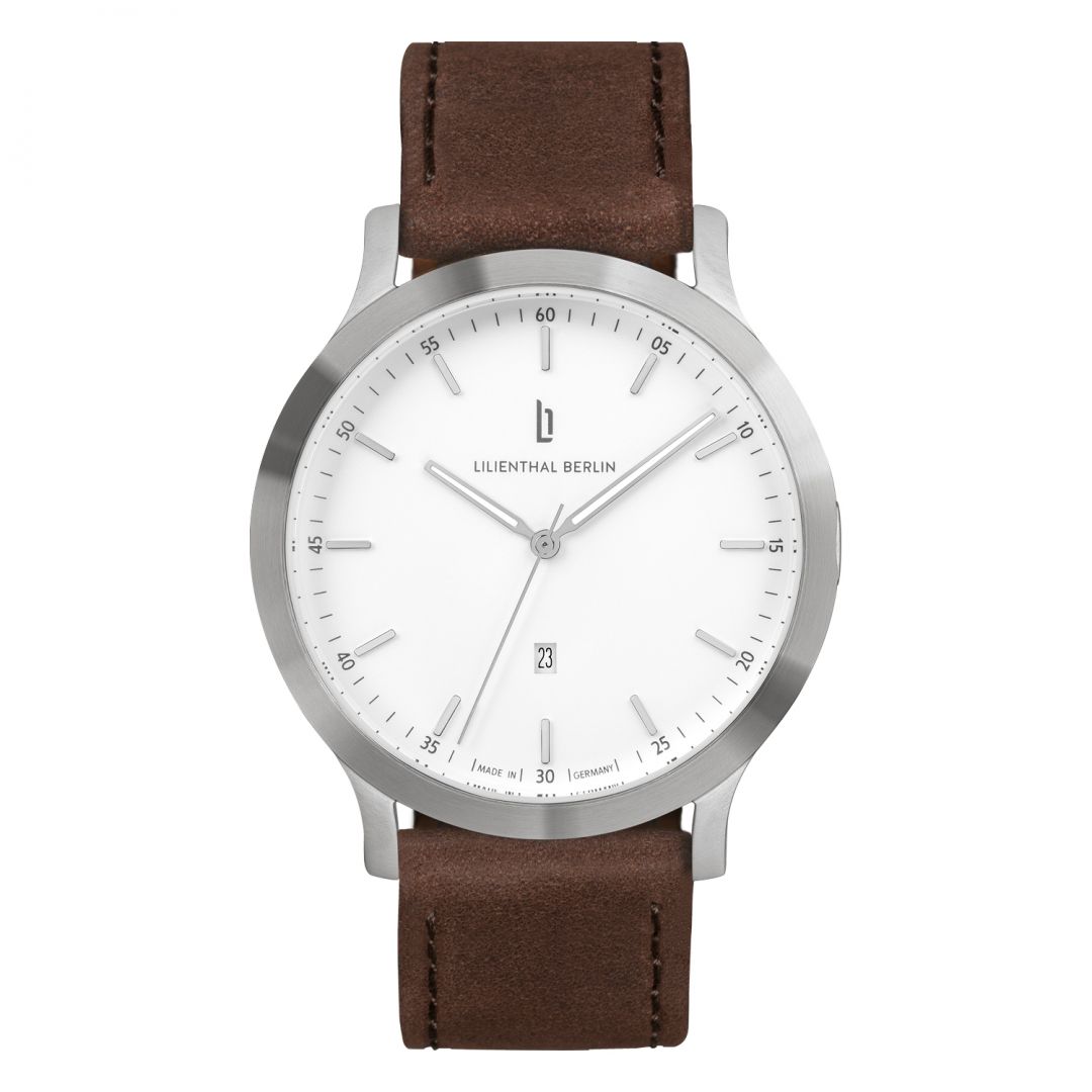 Armbanduhr Lilienthal "Silber-Weiß"  1