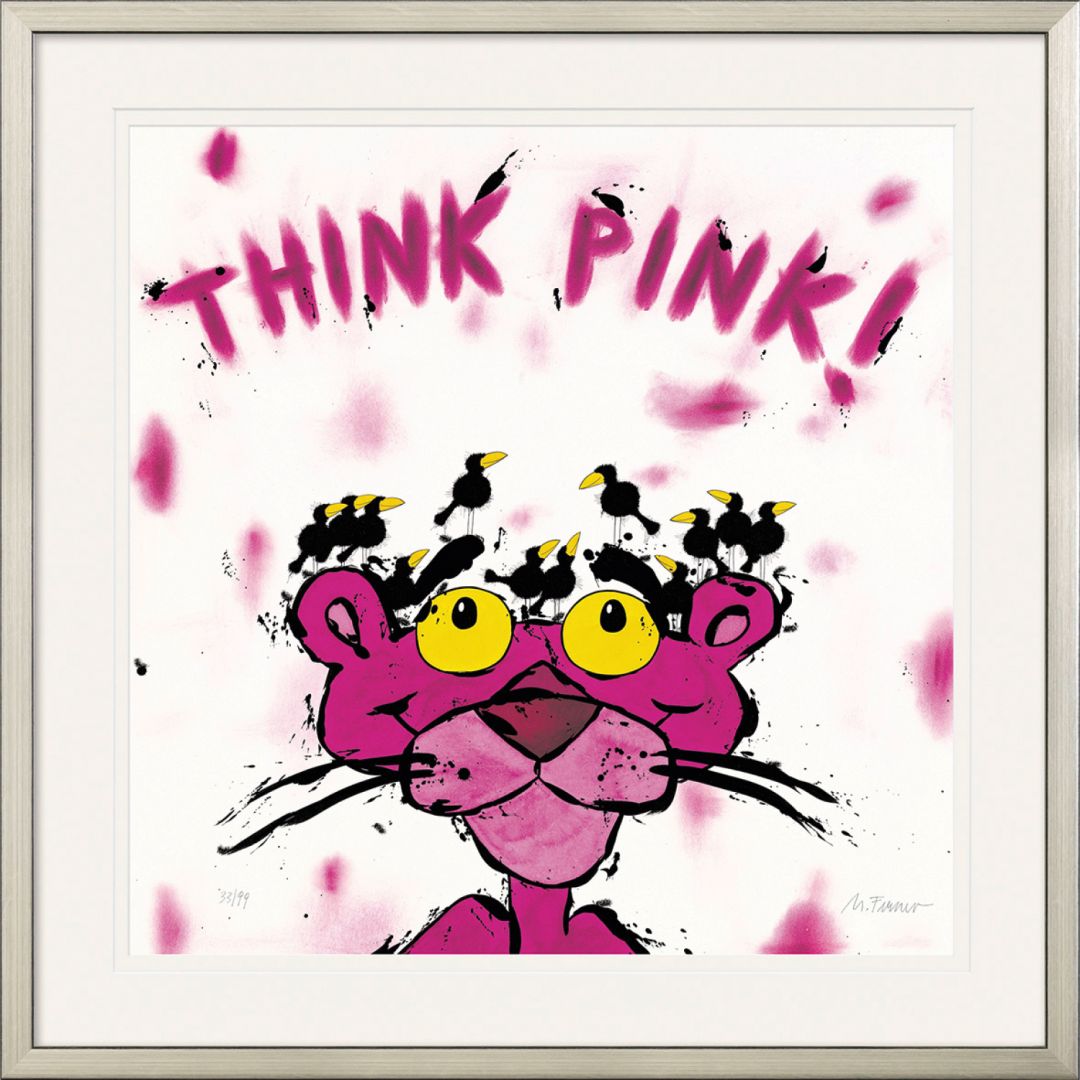 Michael Ferner: Think Pink!, gerahmt 