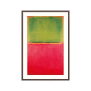 Mark Rothko: Green Red on Orange 