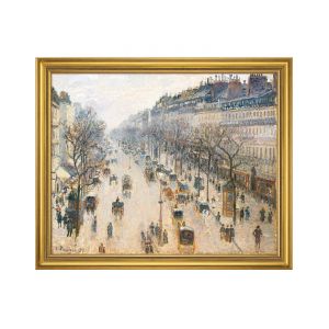 Camille Pissarro: Der Boulevard Montmartre an einem Wintermorgen 
