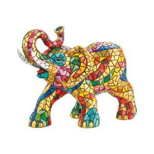 Trencadis-Mosaikfigur: Elefant 