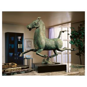 Skulptur Das fliegende Pferd aus Gansu 