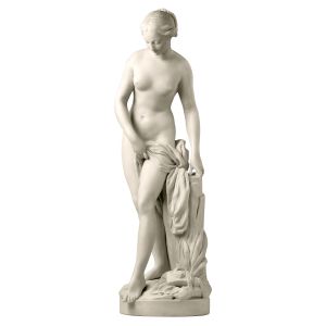 Etienne-Maurice Falconet: Skulptur Badende (Reduktion), Kunstmarmor 