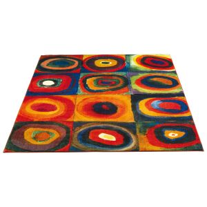 Wassily Kandinsky: Teppich Farbstudie Quadrate (230 x 160 cm) 