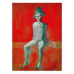 Pablo Picasso: Sitzender Harlekin, 1905 