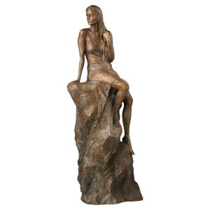 Valerie Otte: Skulptur Loreley, 2023, Bronze 