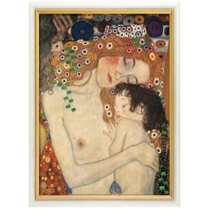 Gustav Klimt: Bild Mutter und Kind (1905), gerahmt 