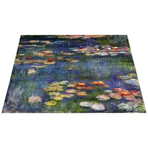 Claude Monet: Teppich Seerosen (150 x 150 cm) 