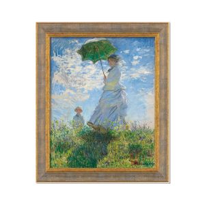 Claude Monet: Bild Frau mit Sonnenschirm (Madame Monet und ihr Sohn) (1875) 