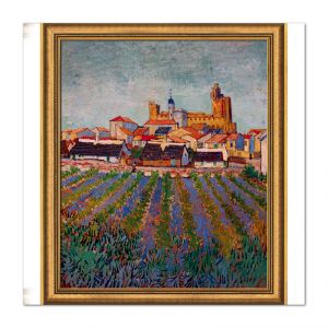 Vincent van Gogh „Blick auf Saintes-Maries“ 
