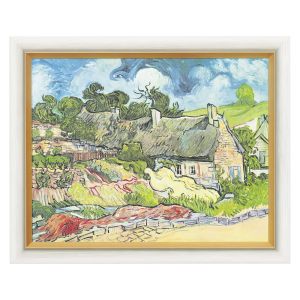 Vincent van Gogh „Strohgedeckte Häuser in Cordeville“ 