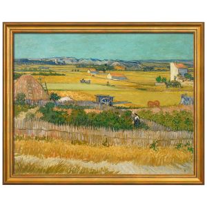 Vincent van Gogh: Bild "Die Ernte" (1888), gerahmt 