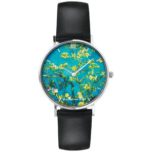 Künstler-Armbanduhr van Gogh: "Blühende Mandelbaumzweige" 
