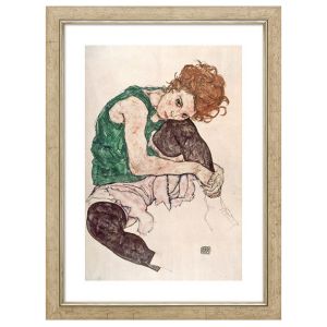 Egon Schiele: Sitzende Frau mit hochgezogenem Knie (1917) 