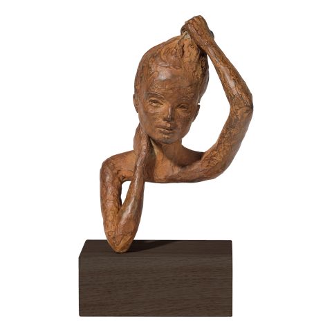 Valerie Otte: 3 Skulpturen Emotionen im Set, Bronze 