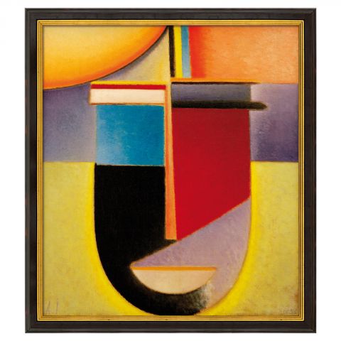 Alexej von Jawlensky: Abstrakter Kopf Sonne-Farbe-Leben (1926) 