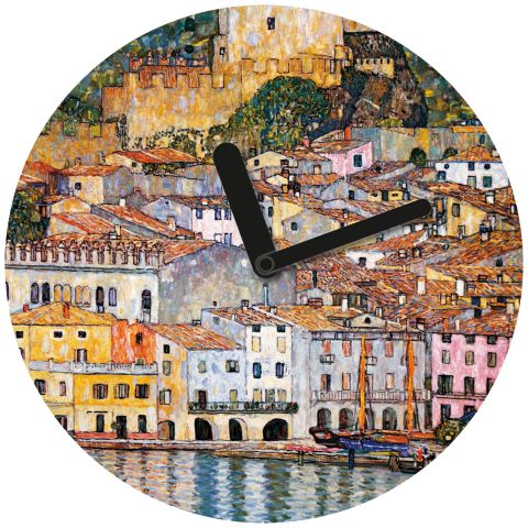 Gustav Klimt: Wanduhr Malcesine am Gardasee 