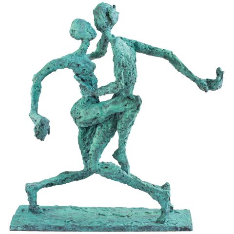 Helge Leiberg: Skulptur "Gleichklang" (2021), Bronze 
