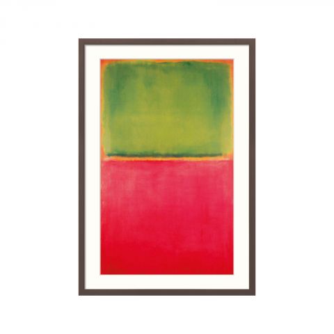Mark Rothko: Green Red on Orange 
