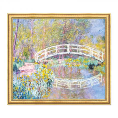Claude Monet: Brücke in Monets Garten 