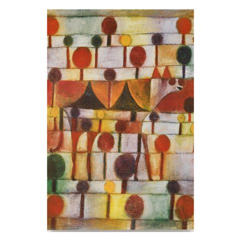 Paul Klee: Bild Kamel in rhythmischer Baumlandschaft (1920) 