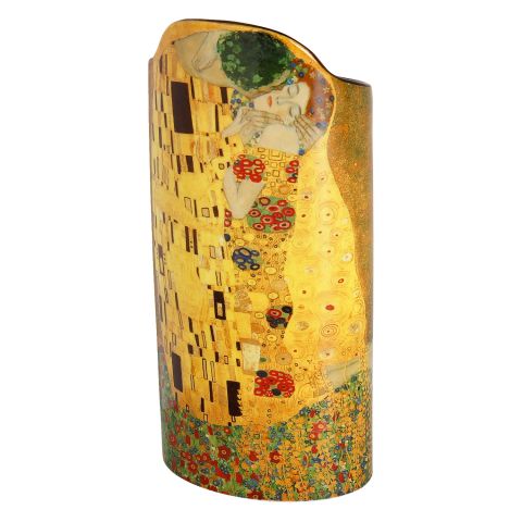 Gustav Klimt: Porzellanvase Der Kuss 