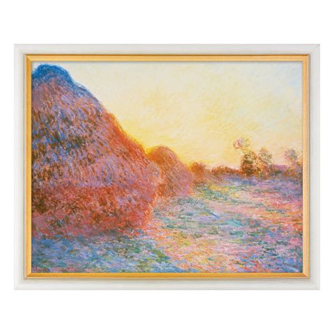 Claude Monet: Bild Strohschober im Sonnenlicht (1890), gerahmt 