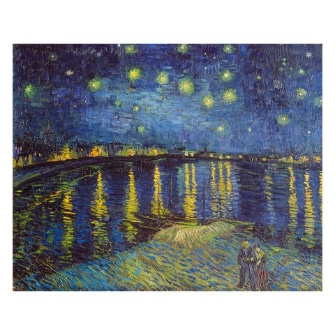 Vincent van Gogh: Sternennacht über der Rhone,1888 