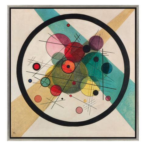 Wassily  Kandinsky: „Kreise in einem Kreis“ (1923) 