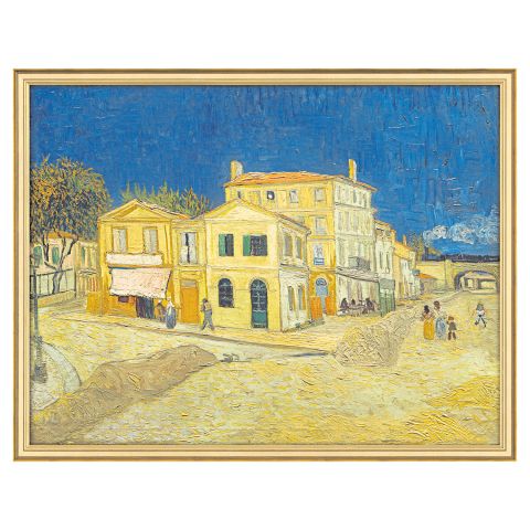 Vincent van Gogh: Bild - Das gelbe Haus (1888), gerahmt 