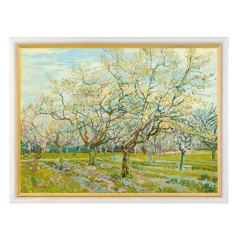 Vincent van Gogh: Bild „Der weiße Obstgarten“, gerahmt 